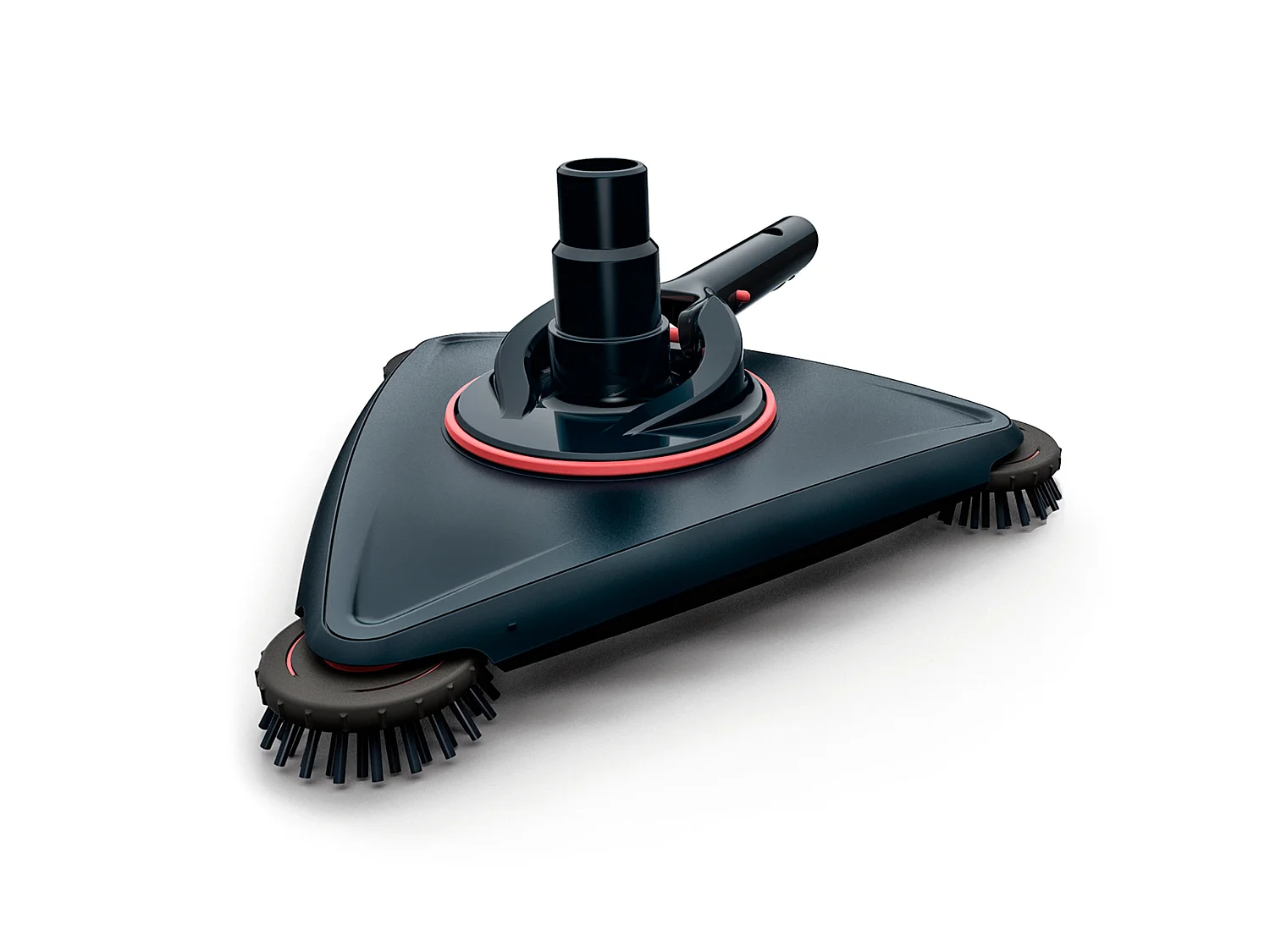 Aspirateur Nettoyeur Manuel de Piscine Kokido Revolution Forme Triangulaire, Brosses Rotatives et Raccord 32/38 mm