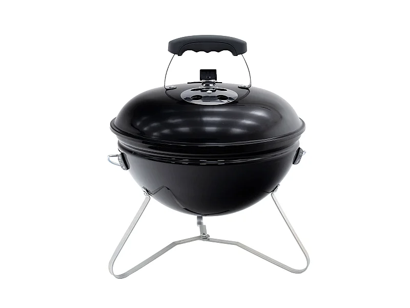 Barbecue de Table au Charbon de Bois Kekai Tahoe 37x37x44 cm Verrou de Couvercle avec Système de Transport Couleur Noir