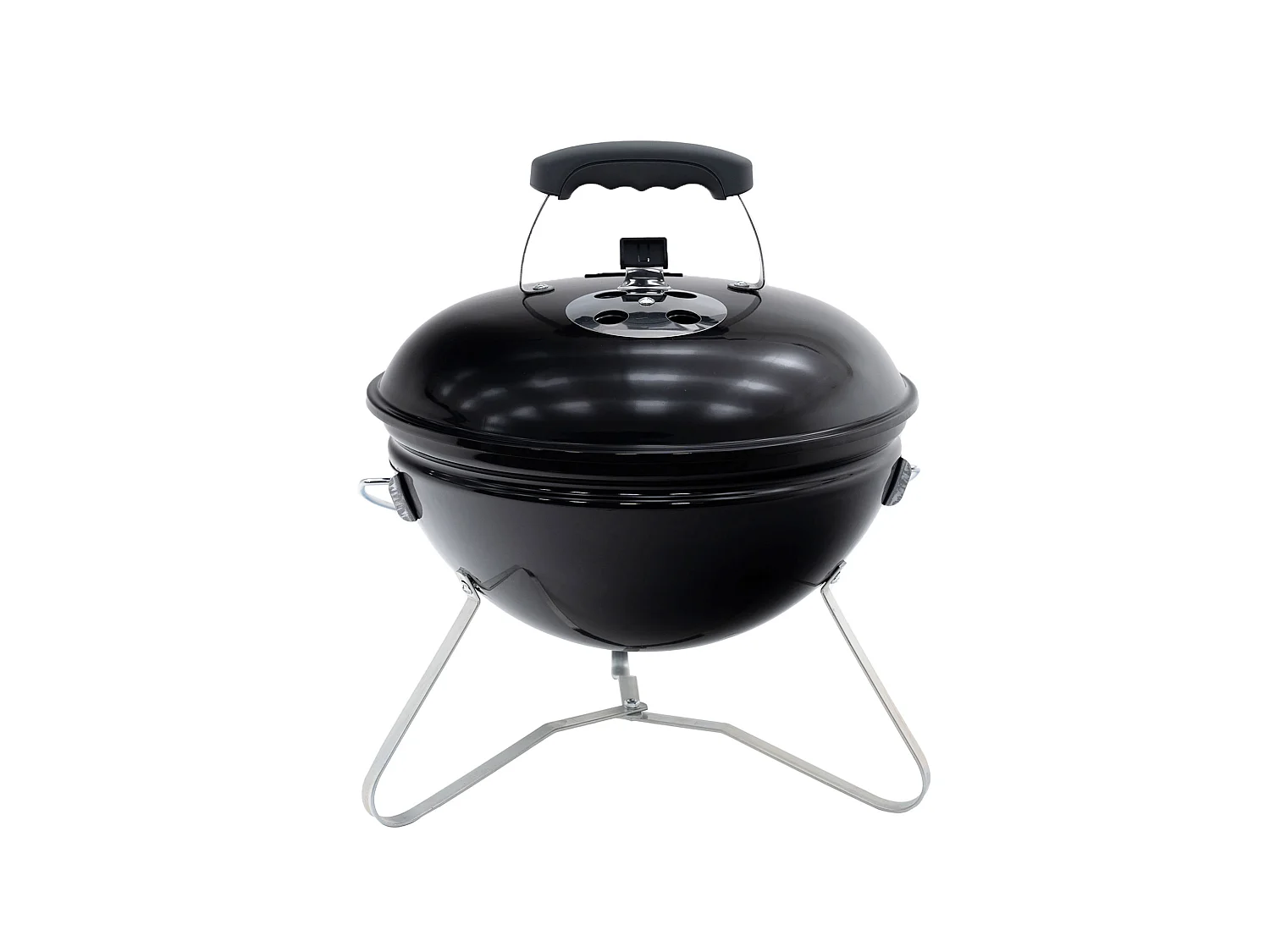 Barbecue de Table au Charbon de Bois Kekai Tahoe 37x37x44 cm Verrou de Couvercle avec Système de Transport Couleur Noir