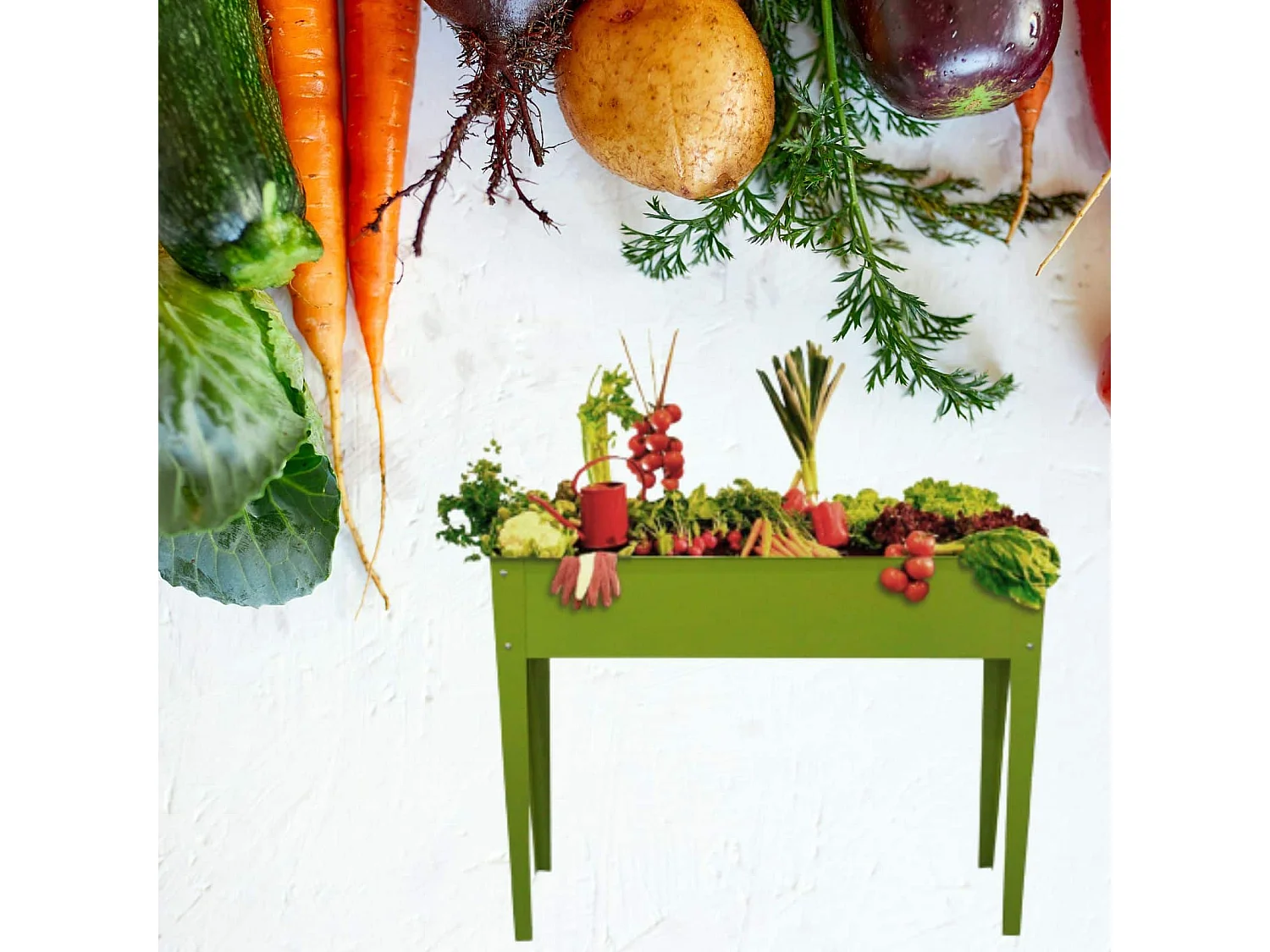 Potager sur Pieds Gardiun Grove IV 40x100x80 cm Vert