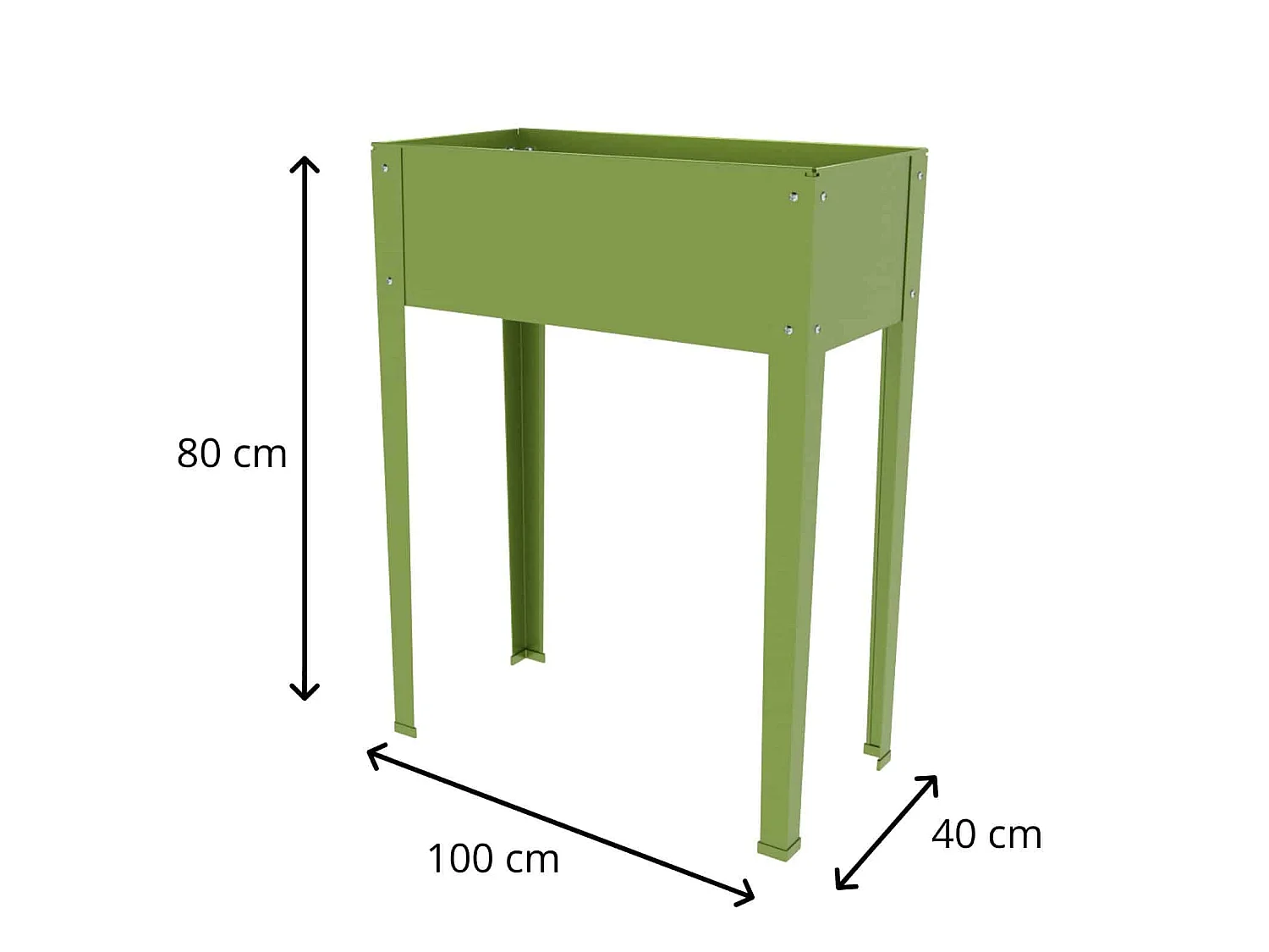 Potager sur Pieds Gardiun Grove IV 40x100x80 cm Vert