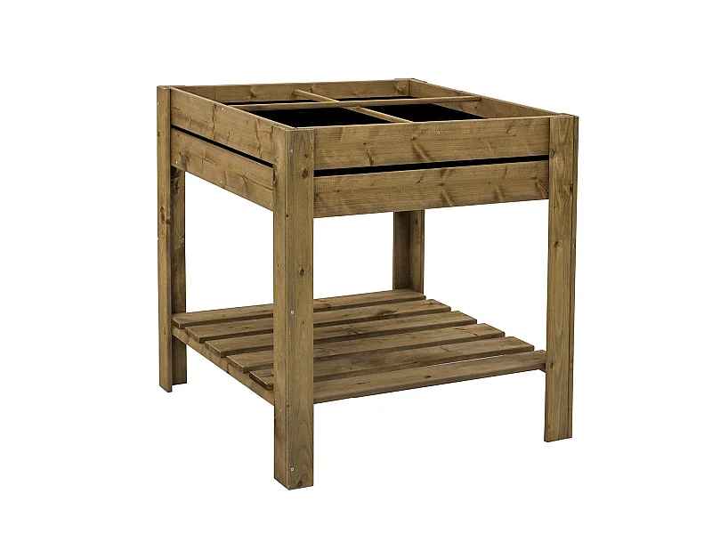 Orto Urbano in Legno trattato Gardiun DIY 98 L 75x75x79 cm