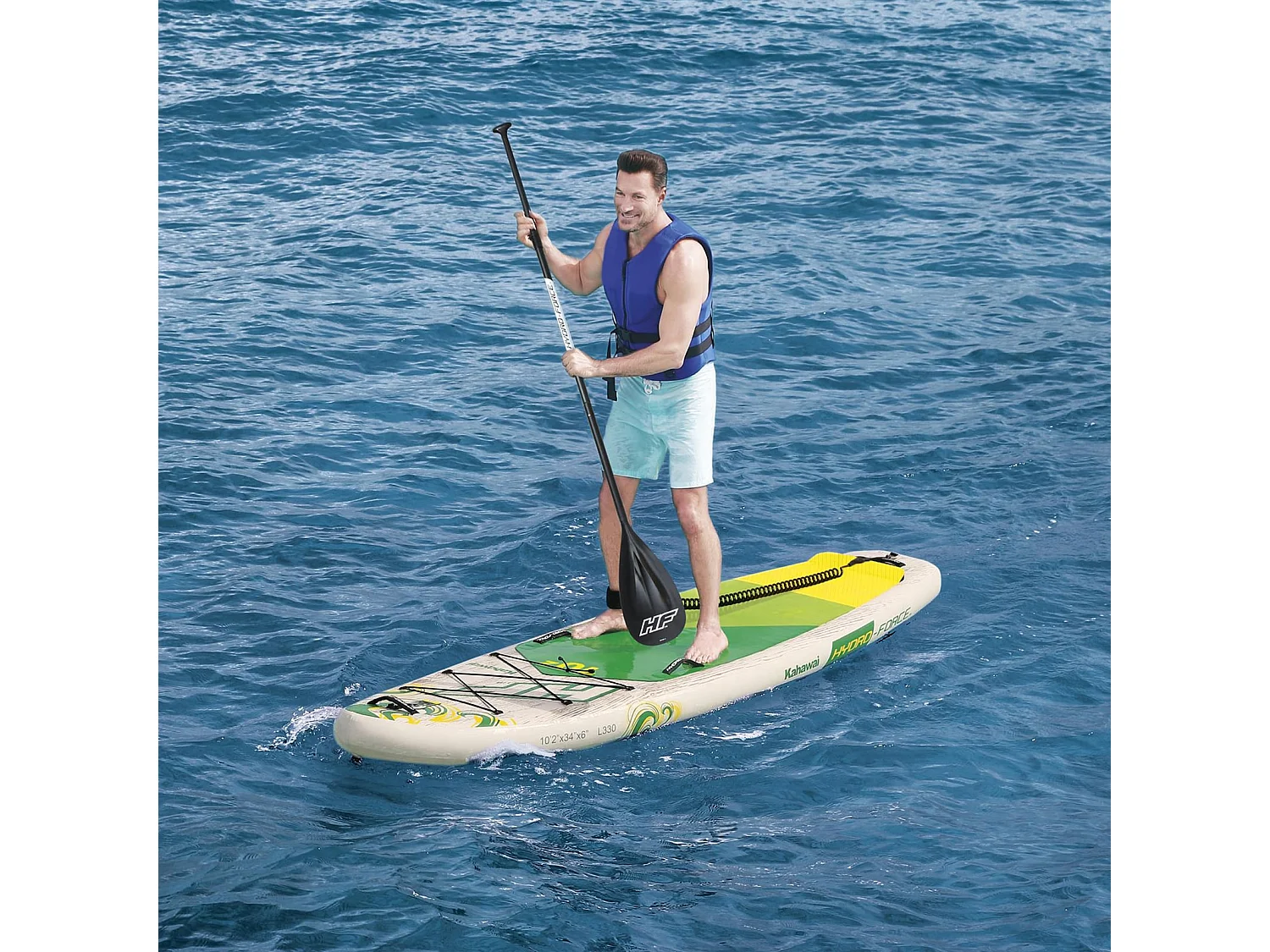 Tabla Paddle Surf Hinchable Bestway Hydro-Force Kahawai 310x86x15 cm Con Remo, Bomba y Bolsa