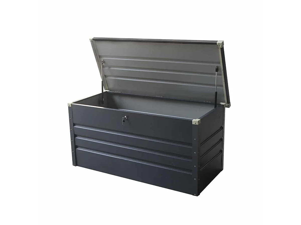 Coffre Rangement Métallique Gardiun Arcana II 400 L. 61x132x62 cm Amortisseurs