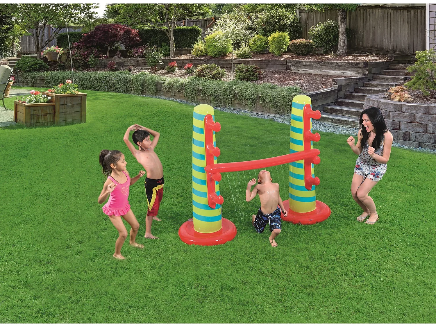 Gioco Limbo Gonfiabile Bestway Irrigatore Limber Limbo 175x71x150 cm
