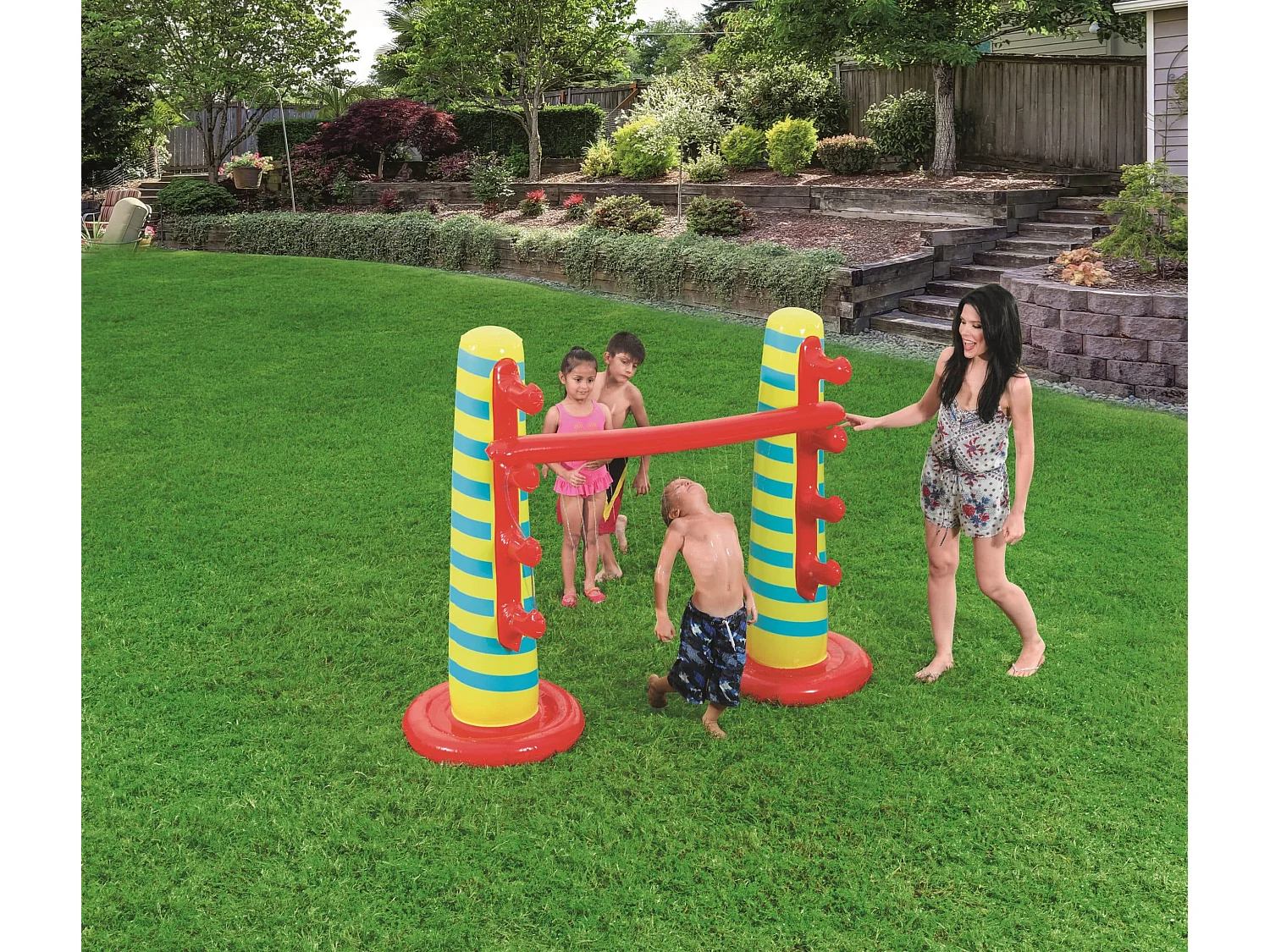 Gioco Limbo Gonfiabile Bestway Irrigatore Limber Limbo 175x71x150 cm