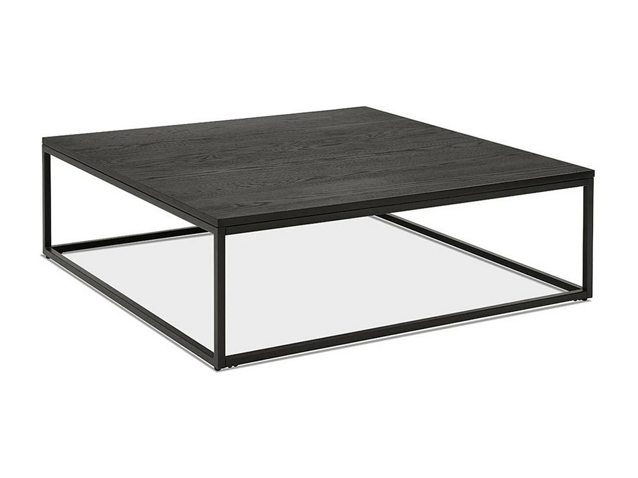 Table Basse Design en Bois "Bokaci" 110cm Noir
