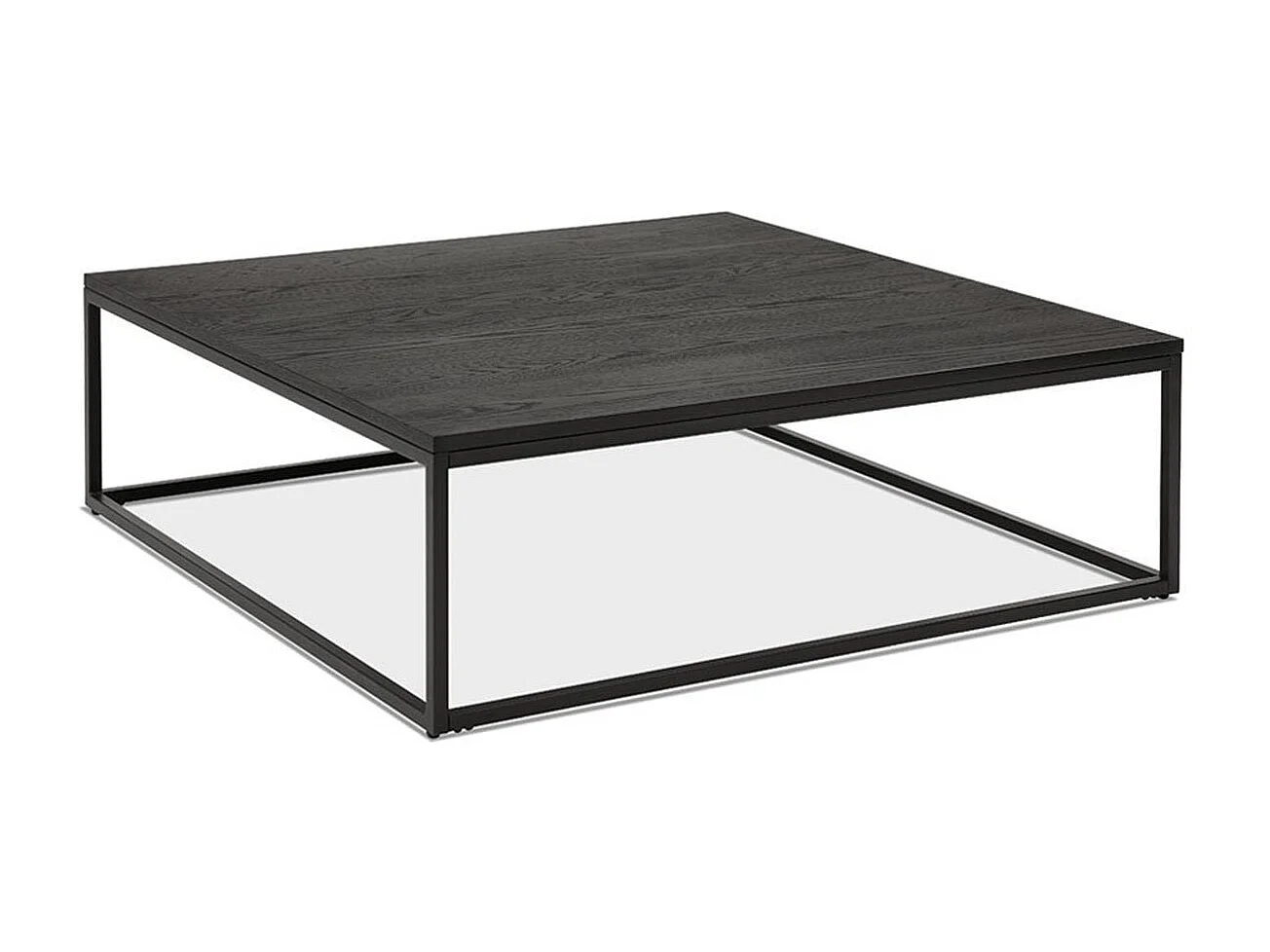 Table Basse Design en Bois "Bokaci" 110cm Noir