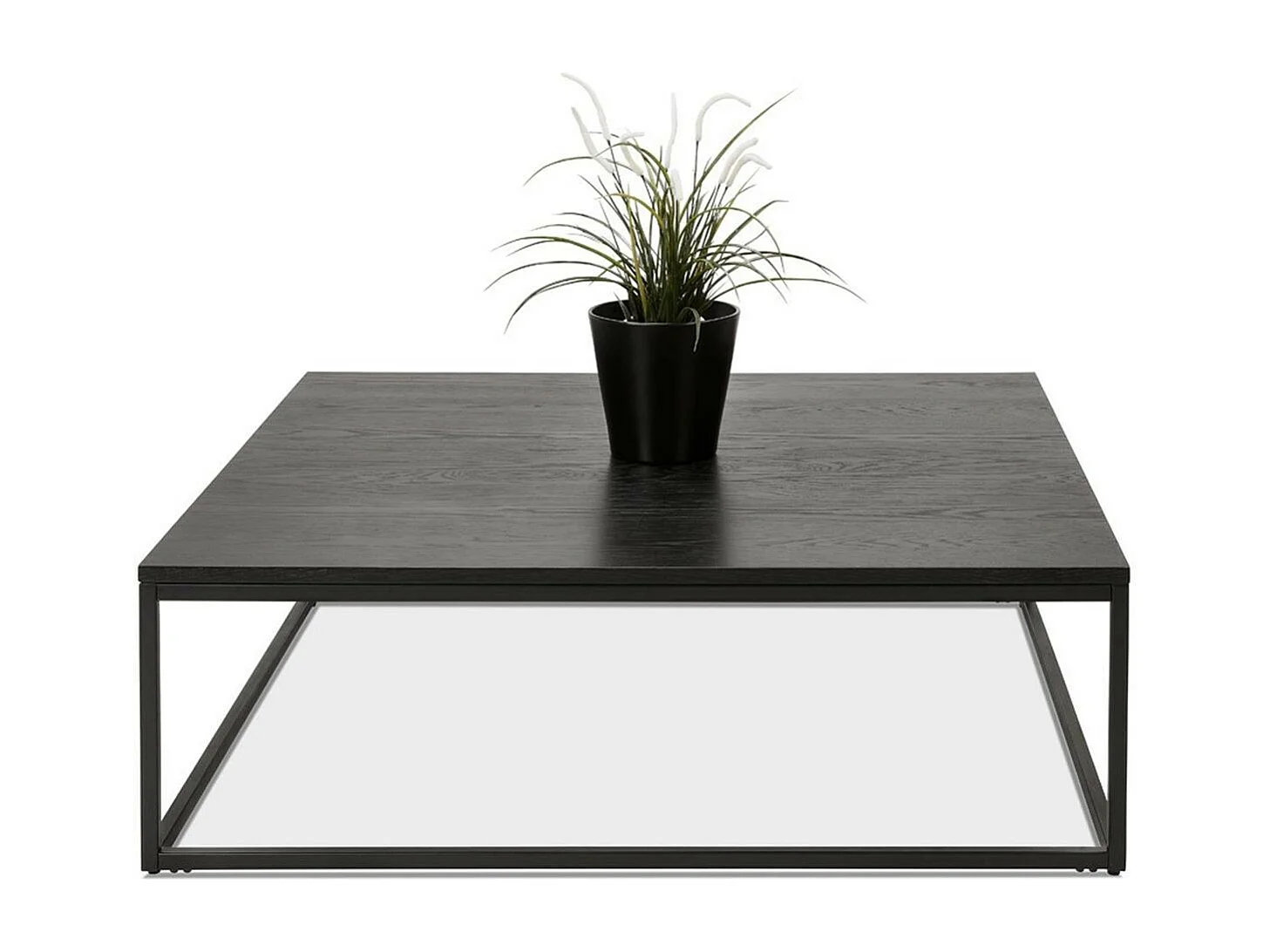 Table Basse Design en Bois "Bokaci" 110cm Noir