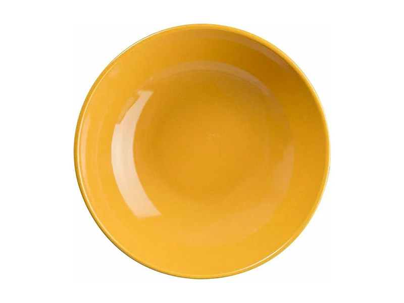 Lot de 6 Assiettes Creuses "Colorama" 20cm Jaune
