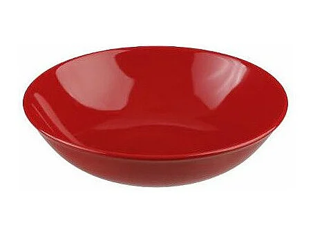 Lot de 6 Assiettes Creuses "Colorama" 20cm Rouge