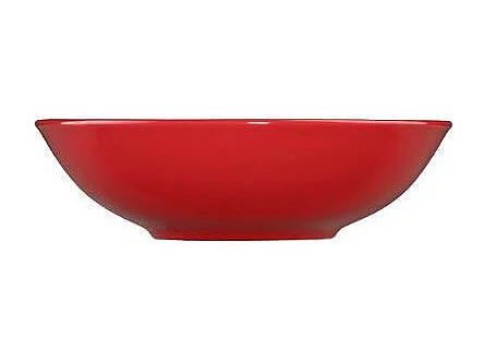 Lot de 6 Assiettes Creuses "Colorama" 20cm Rouge
