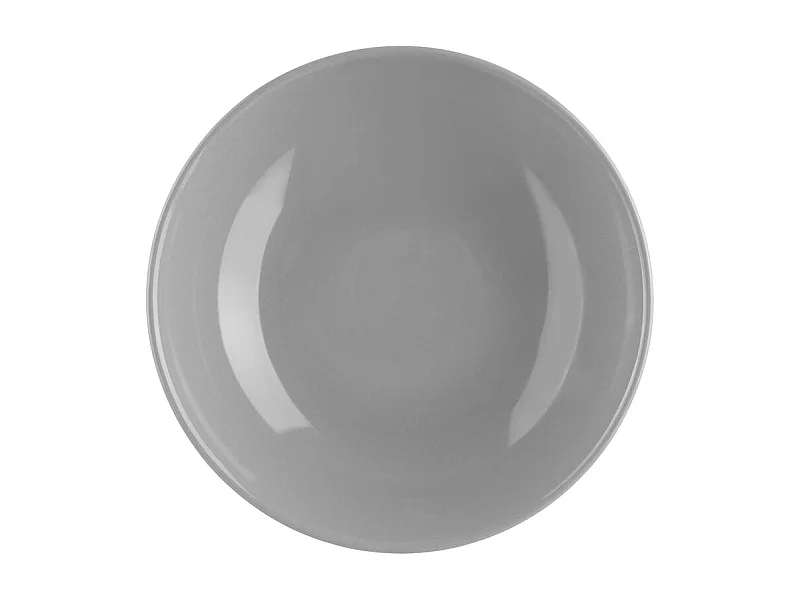 Lot de 6 Assiettes Creuses "Colorama" 20cm Gris