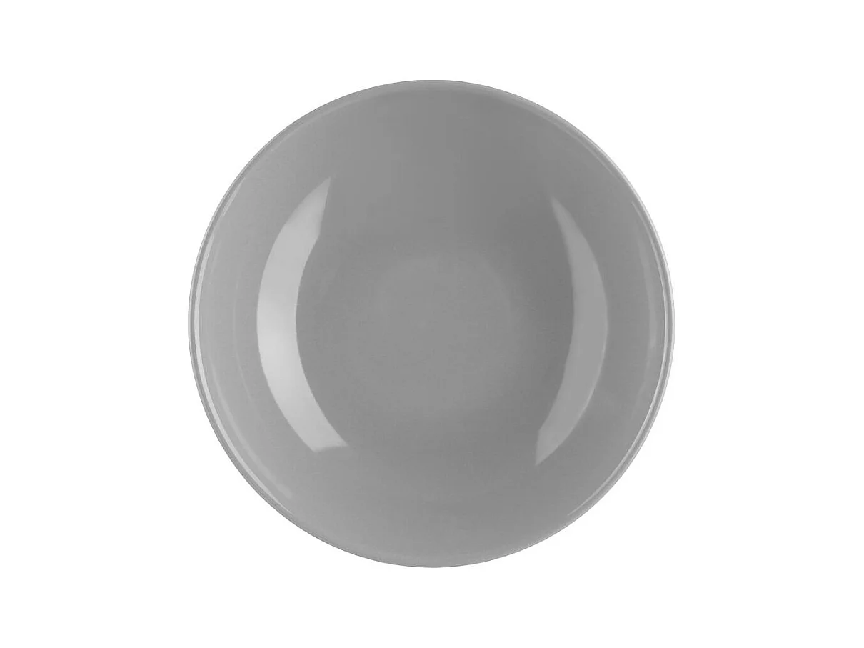Lot de 6 Assiettes Creuses "Colorama" 20cm Gris