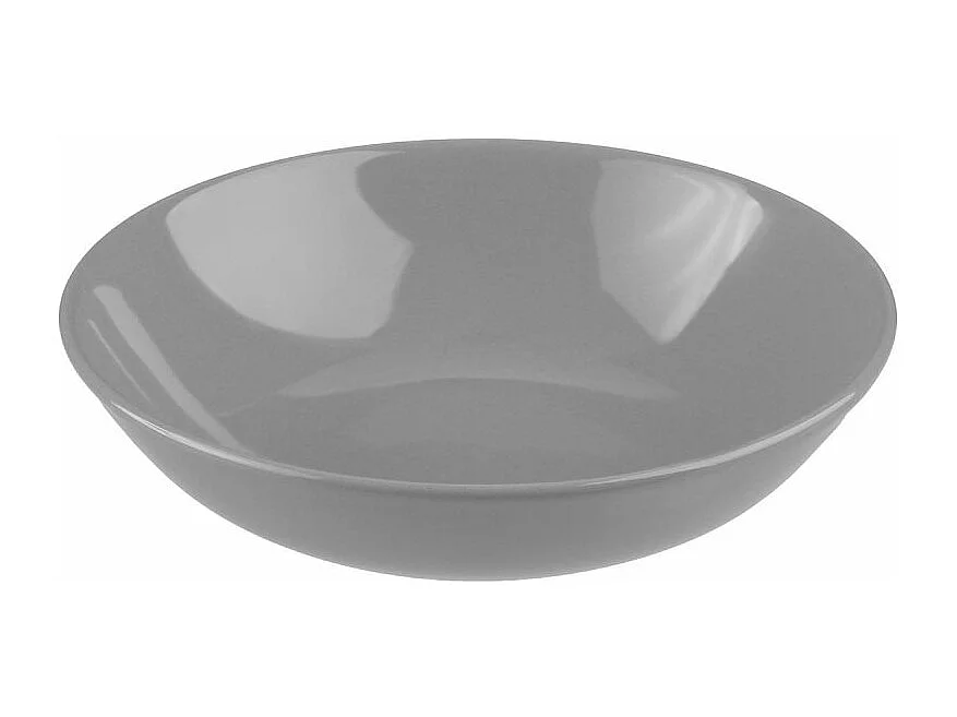 Lot de 6 Assiettes Creuses "Colorama" 20cm Gris