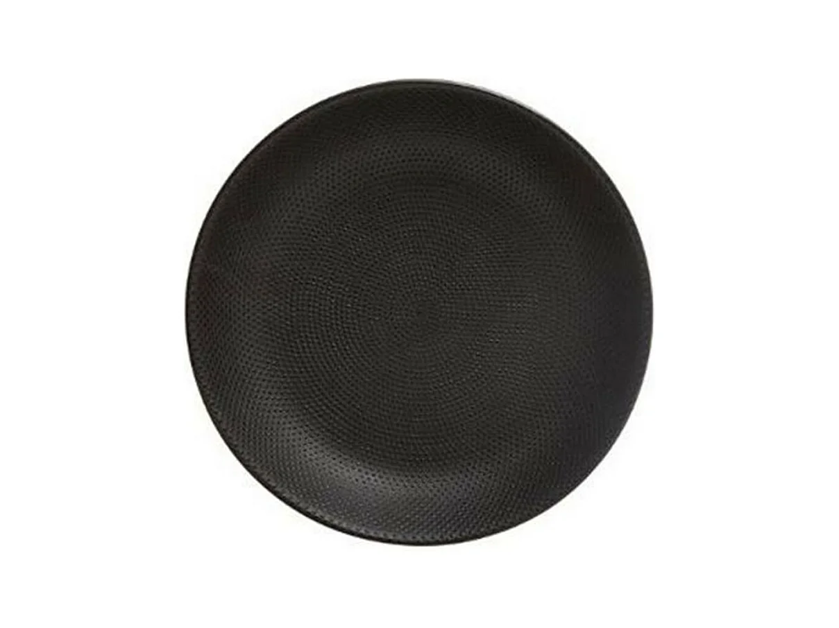 Lot de 6 Assiettes Creuses "Caviar" 20cm Noir