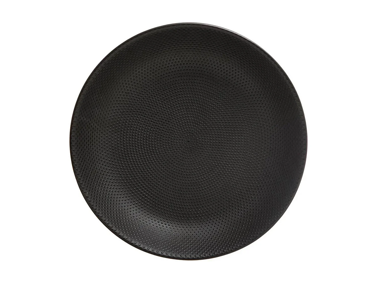 Lot de 6 Assiettes Creuses "Caviar" 20cm Noir