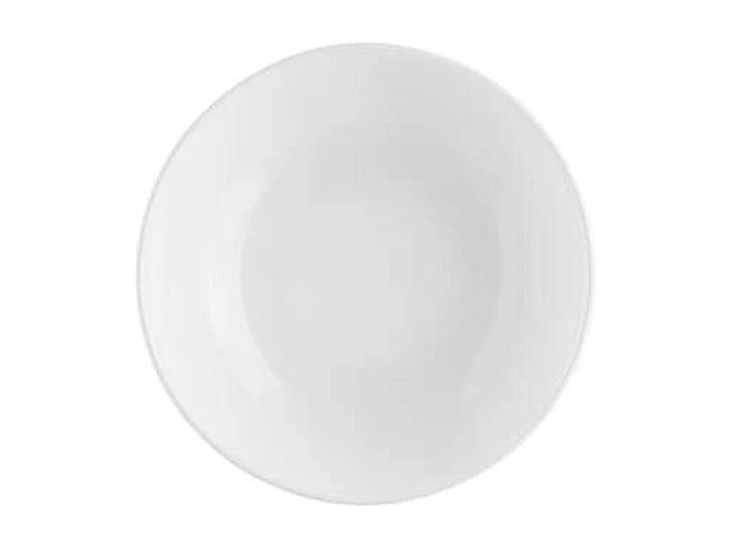 Lot de 6 Assiettes Creuses "Colorama" 20cm Blanc