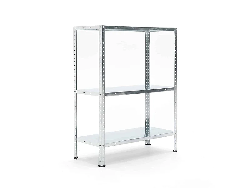 Étagère de Rangement à 3 Niveaux CATTERHOUSE Nils Solid 90 - 70x30x90 cm Charge Lourde 150 Kg Cadre en Acier Galvanisé