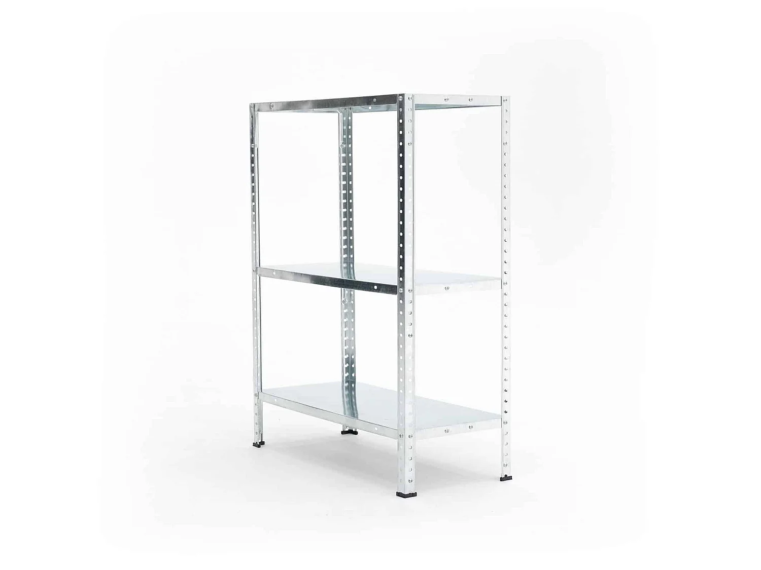 Estantería Metálica Galvanizada CATTERHOUSE Nils Solid 90 - 70x30x90 cm Estantería de Almacenaje con 3 Baldas Soporta hasta 150 kg