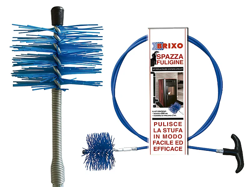 Kit de Escobilla de Limpieza Kekai Nylon con Mango 8 cm