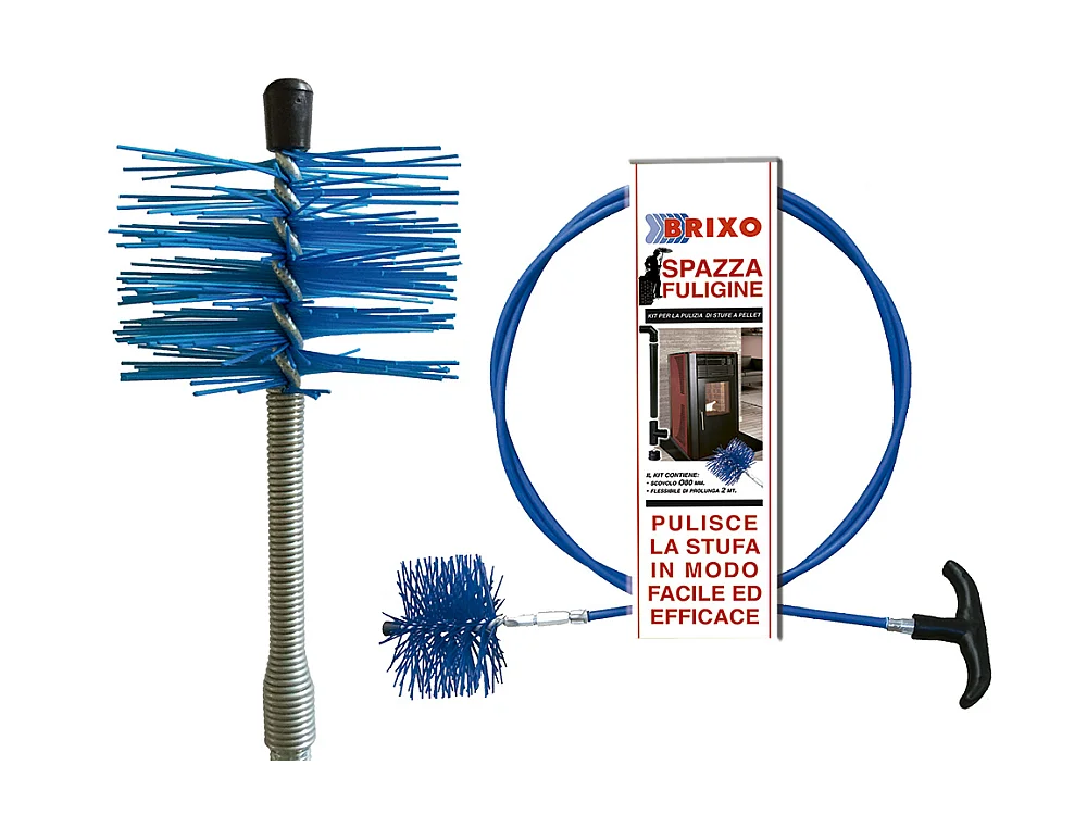 Kit de Escobilla de Limpieza Kekai Nylon con Mango 8 cm