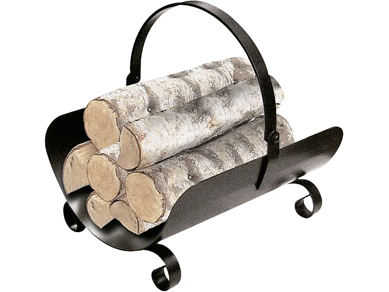 Porta Leña Kekai Basket 40x32x45 cm de Hierro Forjado