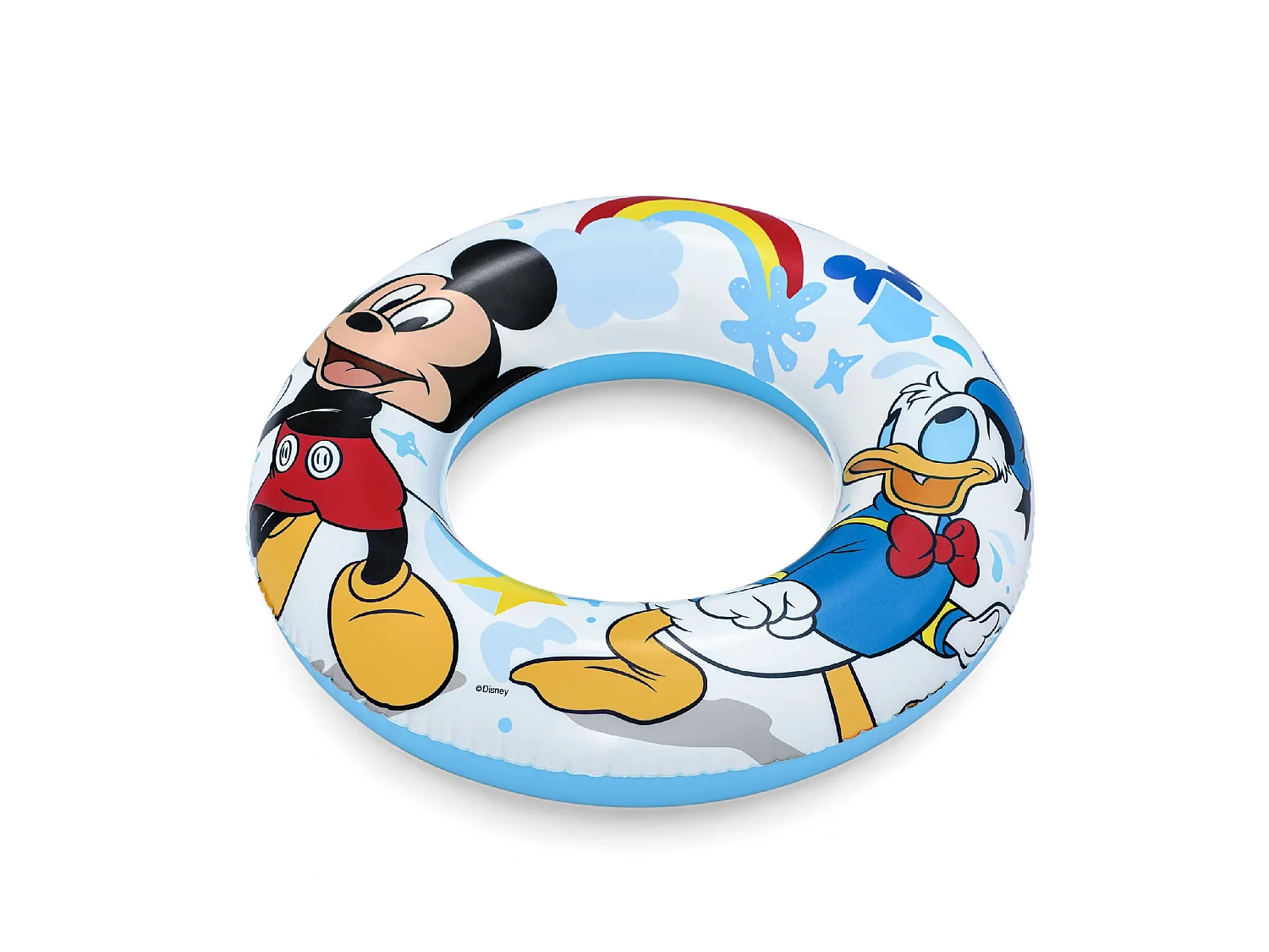 Salvagente Gonfiabile per Bambini da 3 a 6 anni Bestway 48 cm Design Mickey Mousse Doppia Camera D'Aria