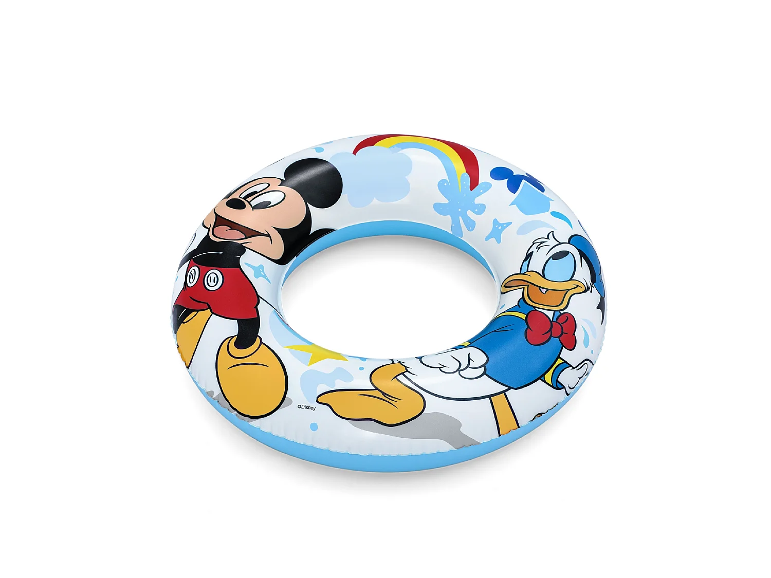 Bouée Gonflable pour Enfants de 3 à 6 ans Bestway 48 cm Design de Mickey Mouse Double Chambre à Air