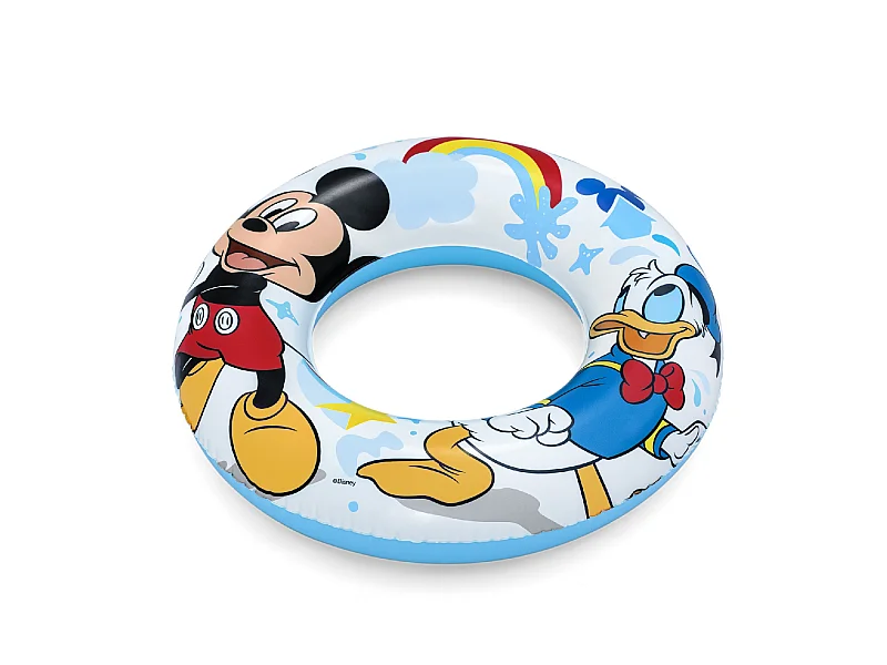 Flotador Hinchable para Niños de 3 a 6 años Bestway 48 cm Diseño de Mickey Mousse Doble Cámara de Aire
