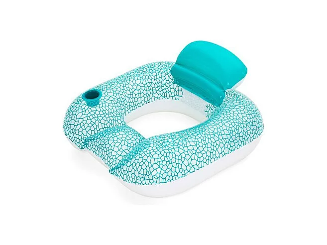 Bouée gonflable - BESTWAY - Kool longe - Vinyle - Adulte - Blanc/Bleu