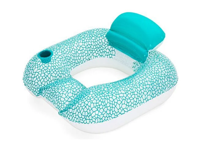 Bouée gonflable - BESTWAY - Kool longe - Vinyle - Adulte - Blanc/Bleu