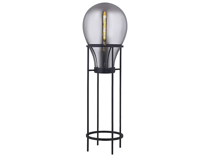 Lámpara de Pie Lumineca Hatann L 50x158 cm Smoky