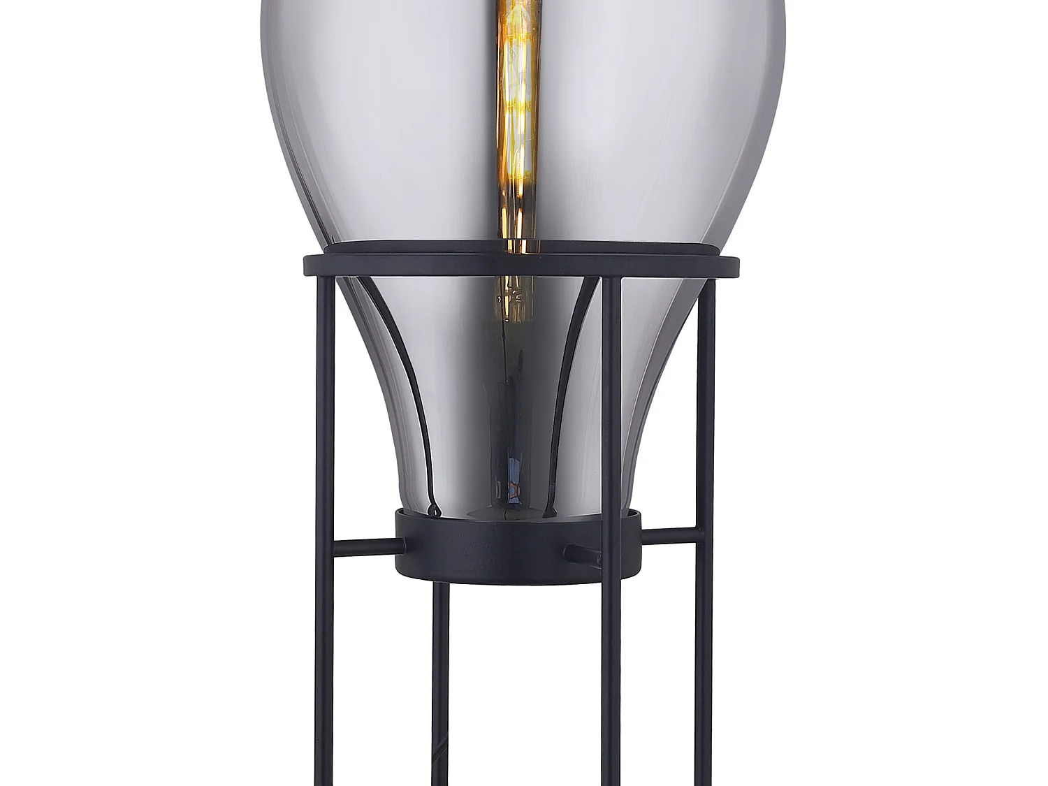 Lámpara de Pie Lumineca Hatann 40 x 108 cm M Smoky