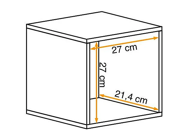 Bloc Mural Design "Switch V" 30cm Naturel