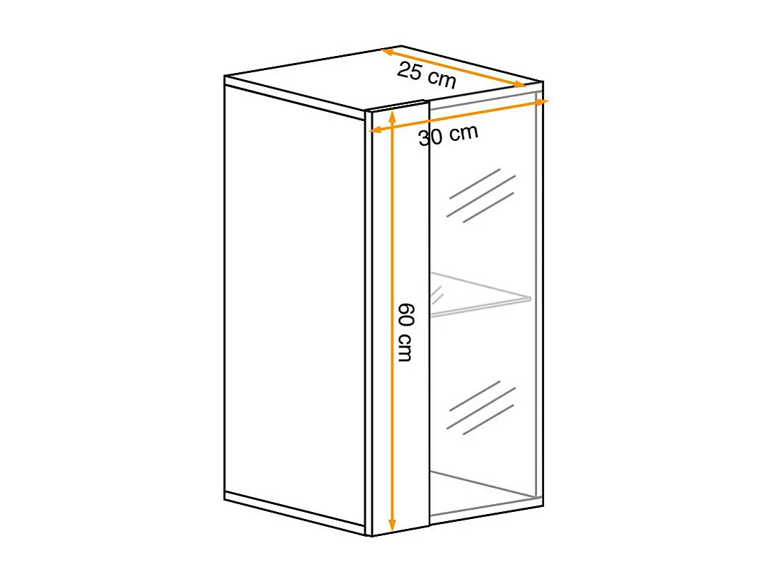 Bloc Mural LED Design "Switch IV" 60cm Noir