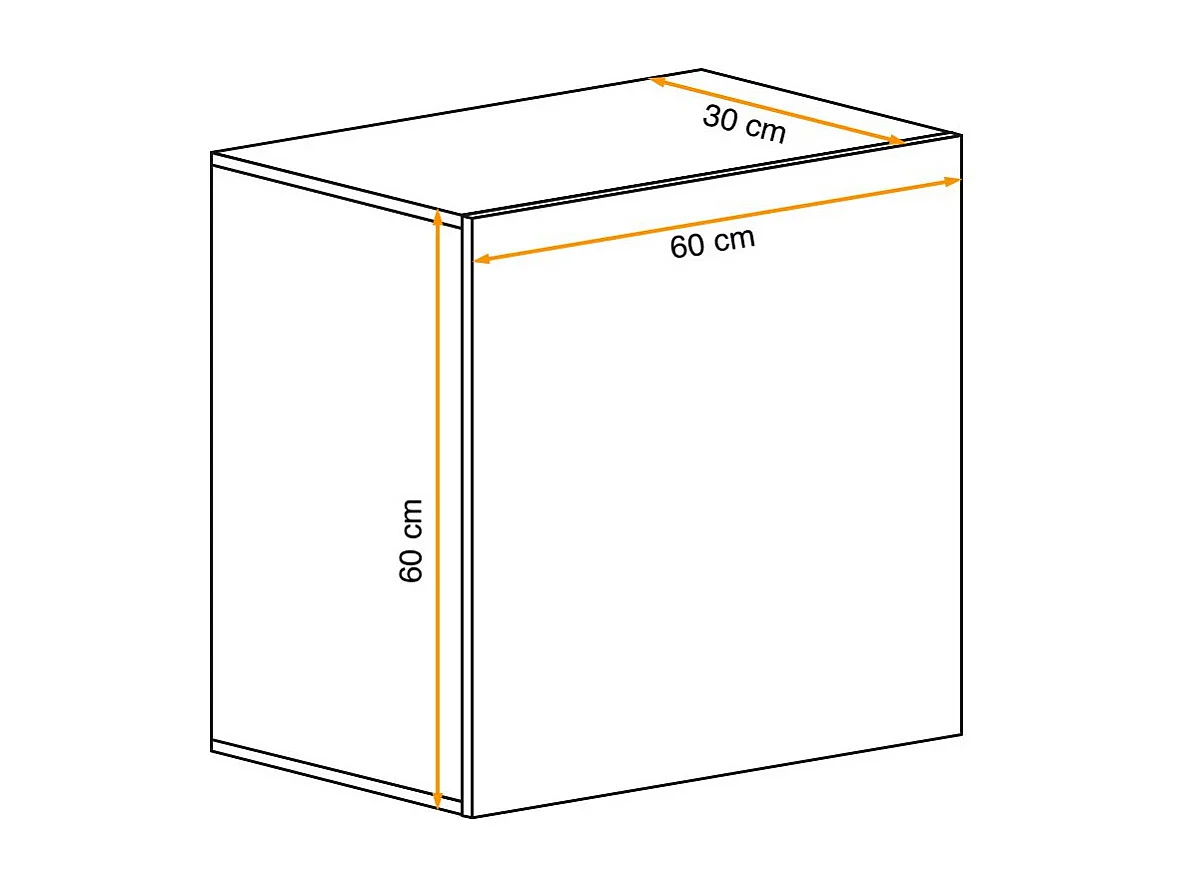 Bloc Mural Design "Switch" 60cm Gris