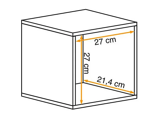 Bloc Mural LED Design "Switch V" 30cm Gris