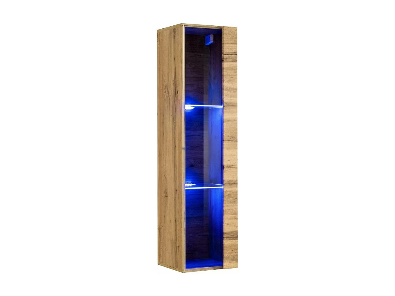 Vitrine Murale LED "Switch" 120cm Naturel