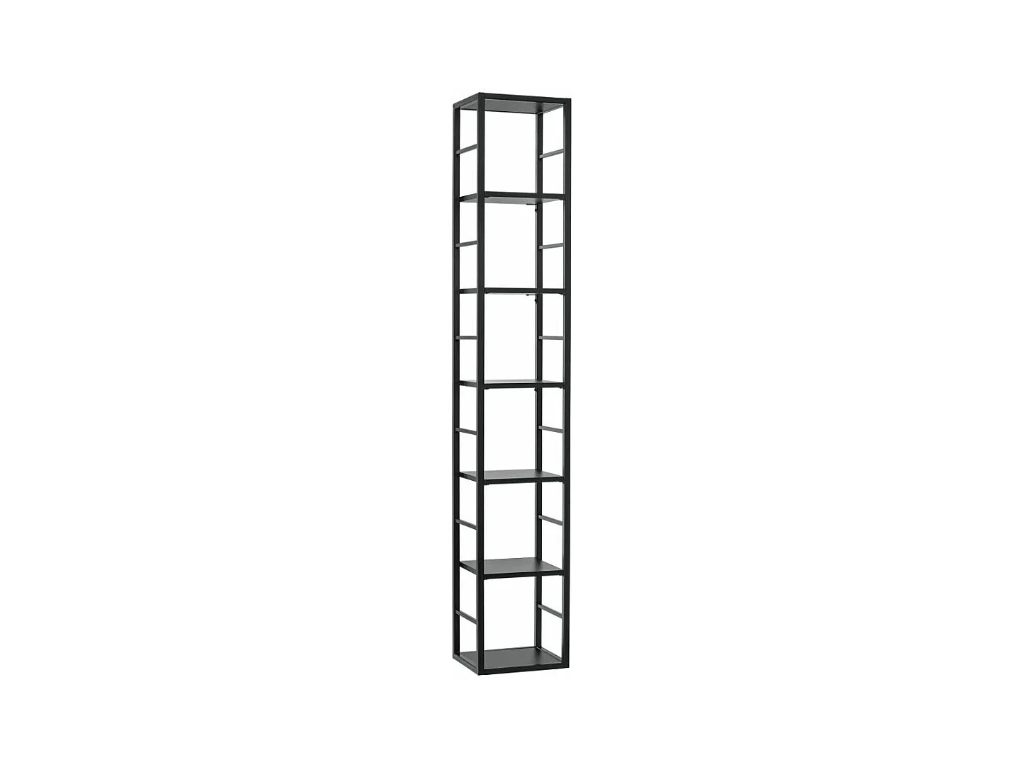 Étagère Murale 6 Niveaux "Switch I" 176cm Noir