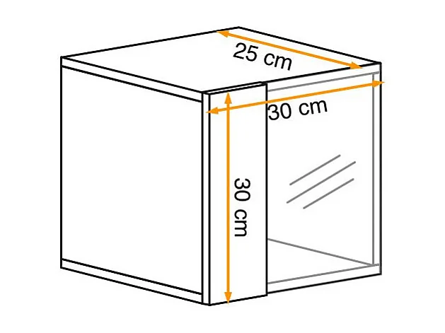 Bloc Mural LED Design "Switch V" 30cm Blanc