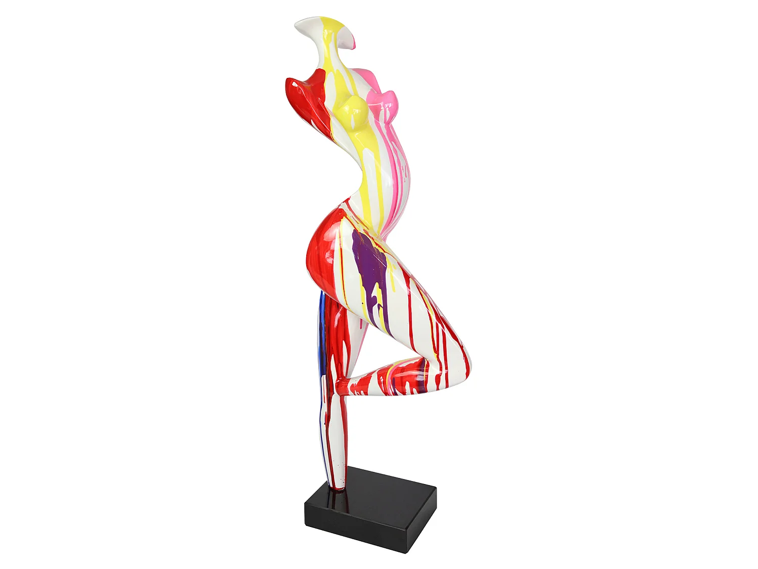 Figura Femenina Kuatéh Hazel 31x19x89 cm Multicolor