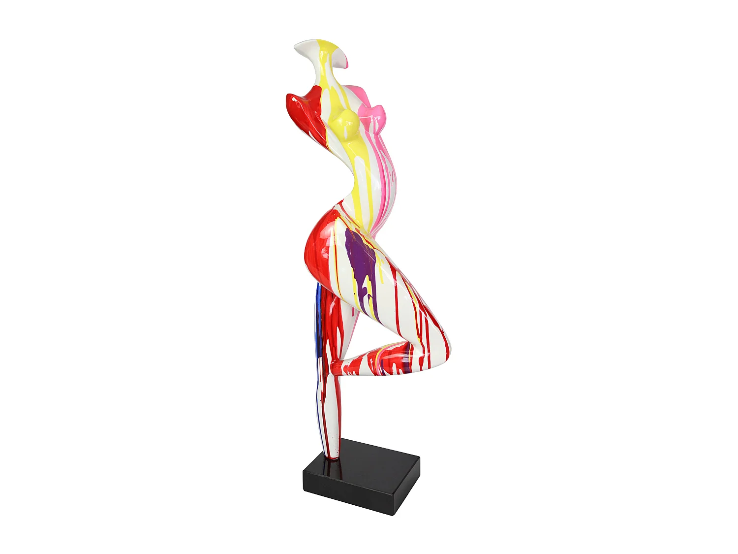 Figura Femenina Kuatéh Hazel 31x19x89 cm Multicolor