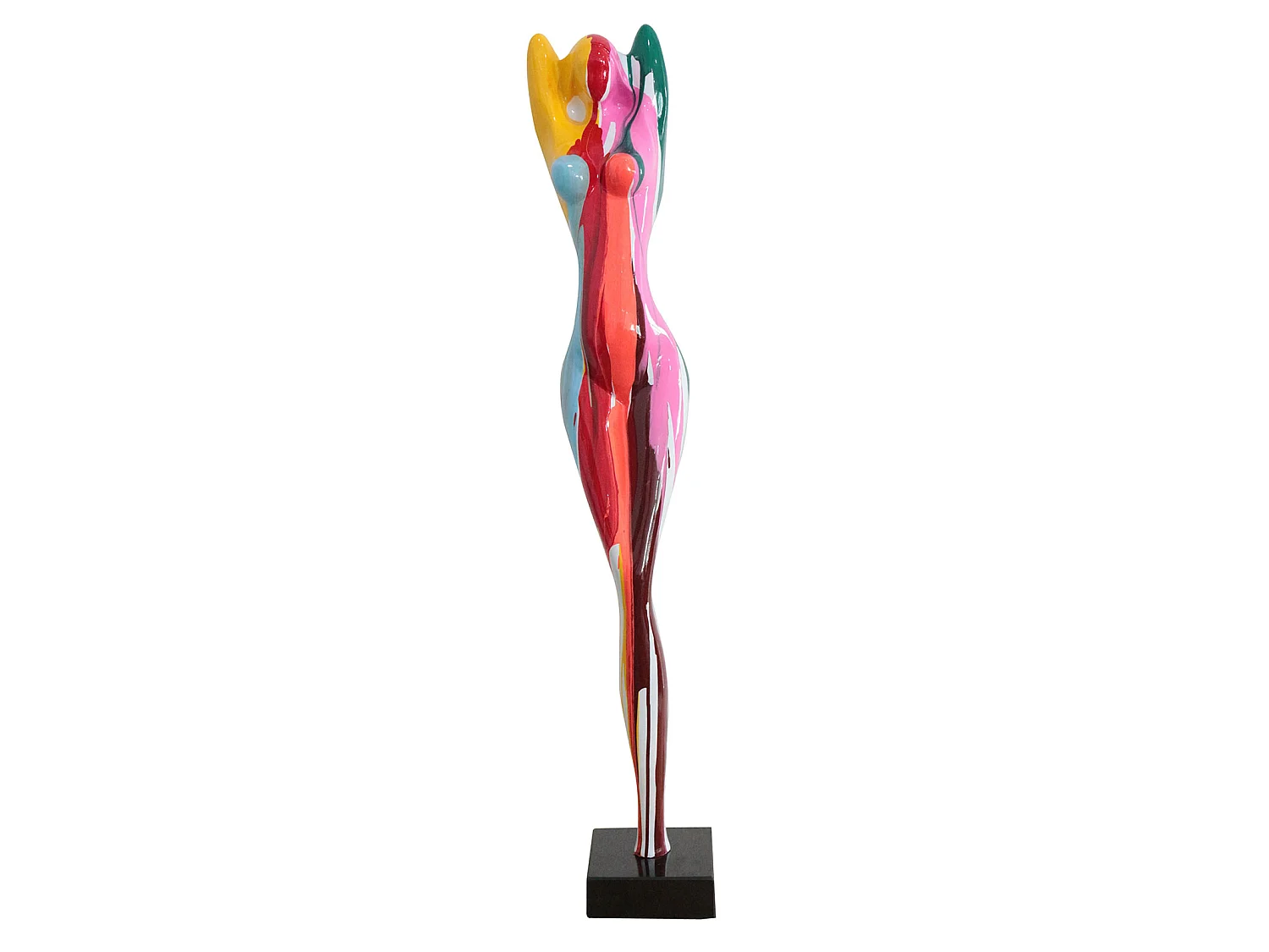 Figura Femenina Kuatéh Scarlett 19x15x101 cm Multicolor