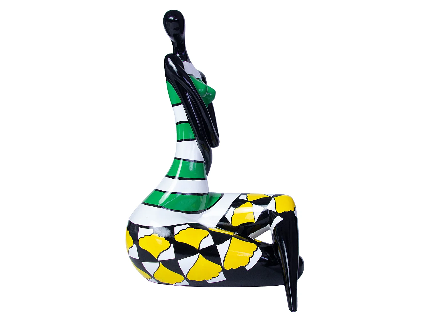 Figurine Féminine Kuatéh Rose 39x30x56 cm Multicolore