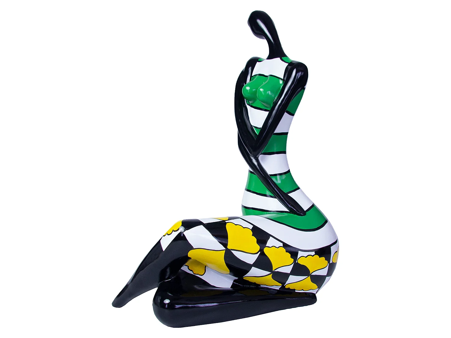 Figurine Féminine Kuatéh Rose 39x30x56 cm Multicolore