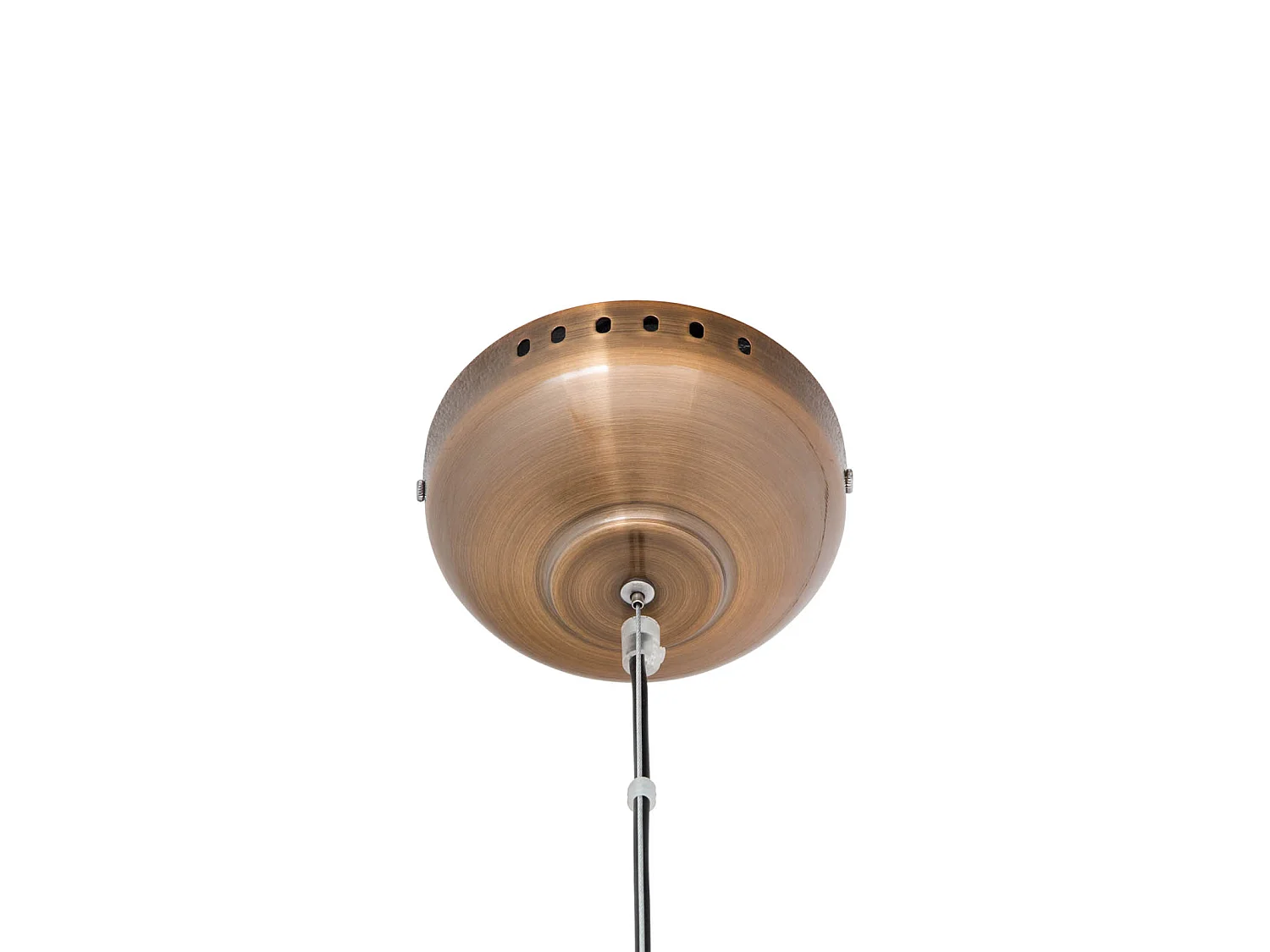 Lampe Suspension Grise Gylus Ø27x75 cm