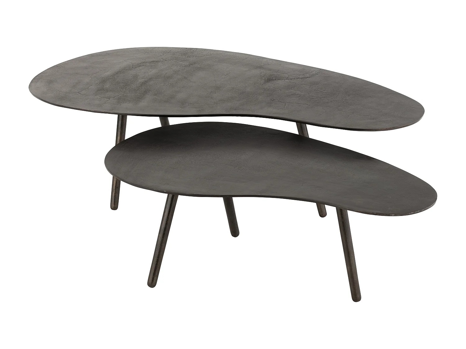 Table Basse Design "Goutte" 120cm Noir