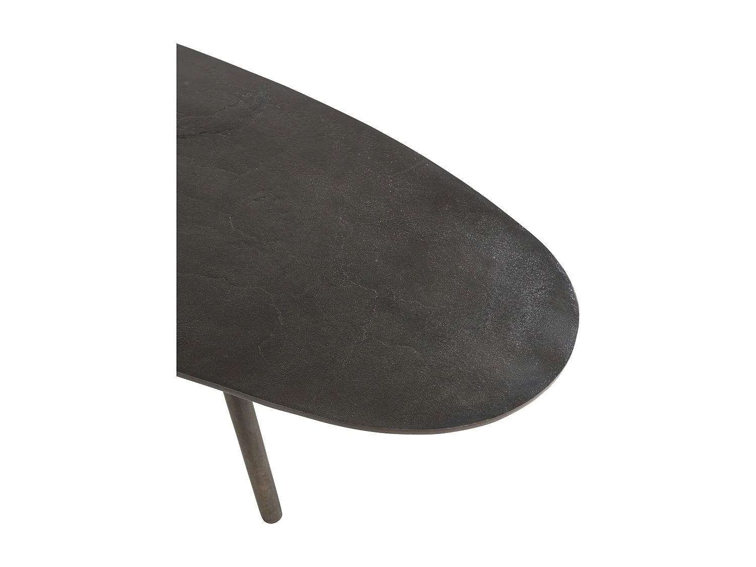Table Basse Design "Goutte" 120cm Noir