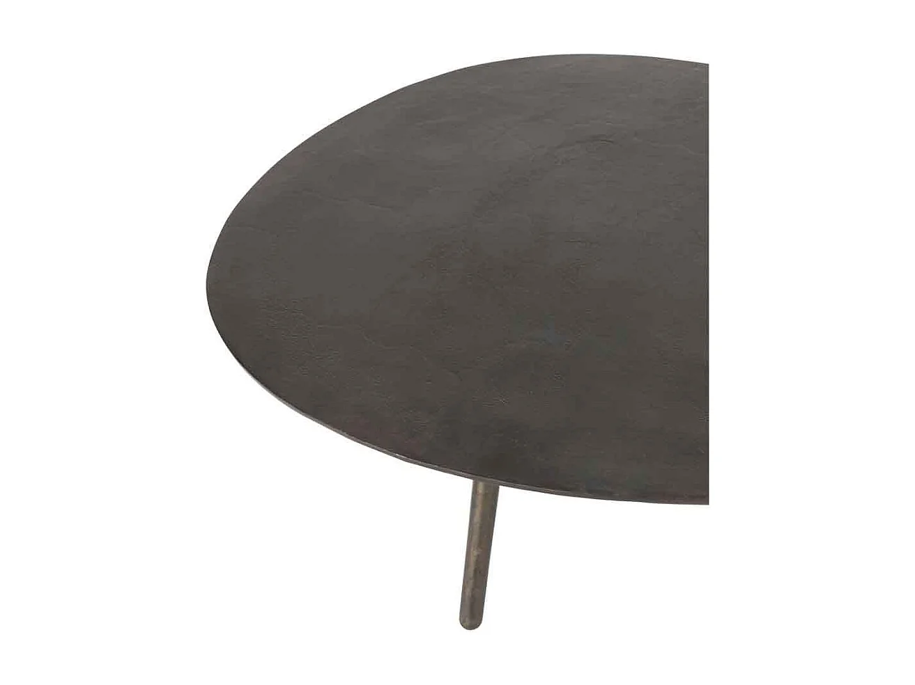 Table Basse Design "Goutte" 120cm Noir